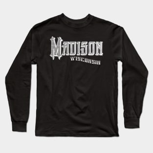 Vintage Madison, WI Long Sleeve T-Shirt